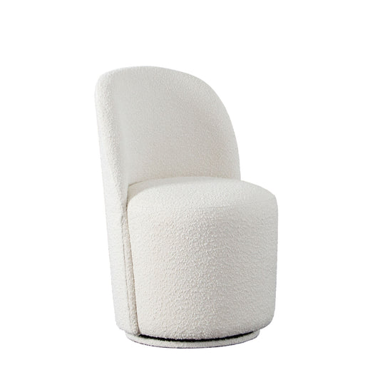 Kendall Dining/Accent Boucle Swivel Chair